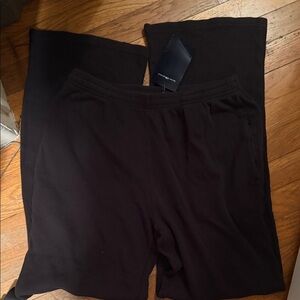 Brandy Melville waffle Black Lounge Pants One Size fits most small to large…